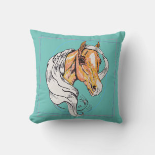 Cojín Decorativo El Palomino (verde azulado)