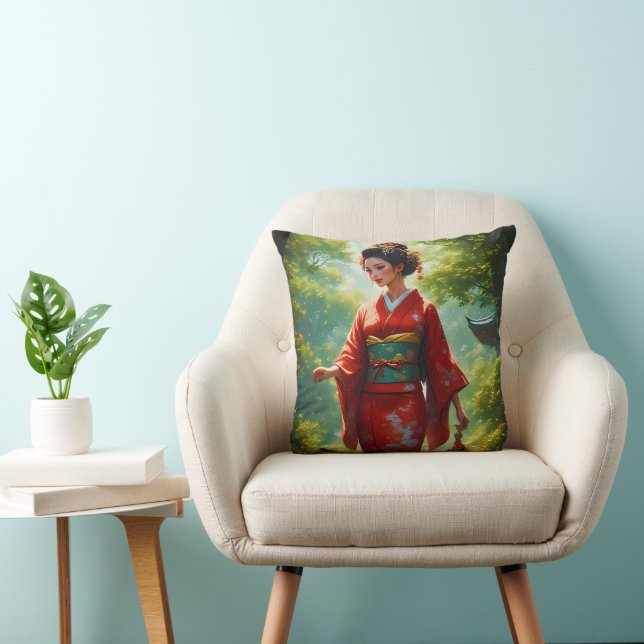 Cojín Decorativo El paseo del kimono (Silla)