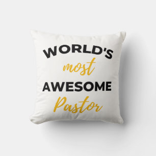 Cojín Decorativo El pastor más asombroso del mundo, bl