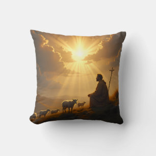 Cojín Decorativo El Pastor su Oveja y Luz