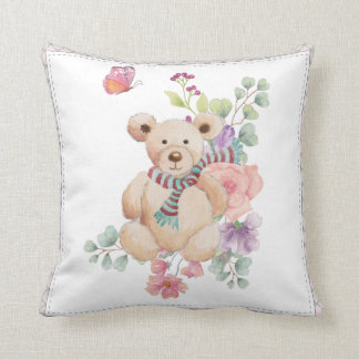 Cojín Decorativo El peluche con flores