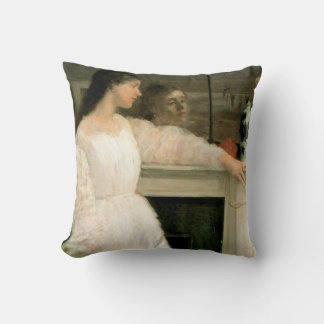 Cojín Decorativo El pequeño Chica blanco, la sinfonía en blanco, n°