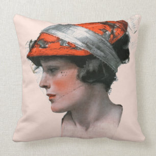 Cojín Decorativo El perfil de la mujer