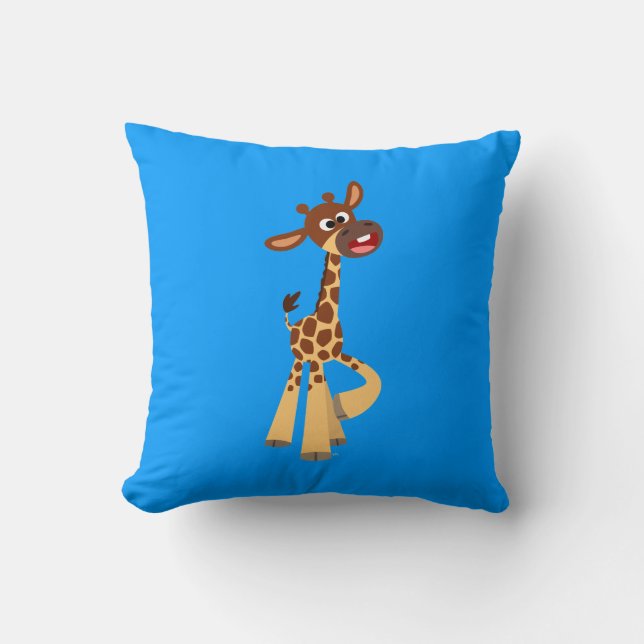 Cojín Decorativo El Personalizado lindo bebé Giraffe Pillow (Anverso)