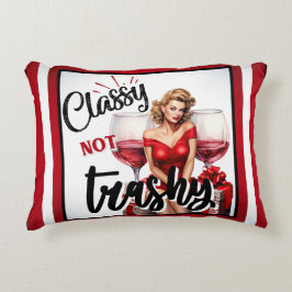 Cojín Decorativo El Pinup de Retro no es una tragedia