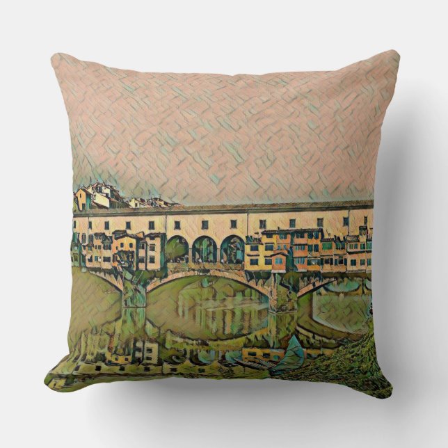 Cojín Decorativo El Ponte Vecchio (Anverso)