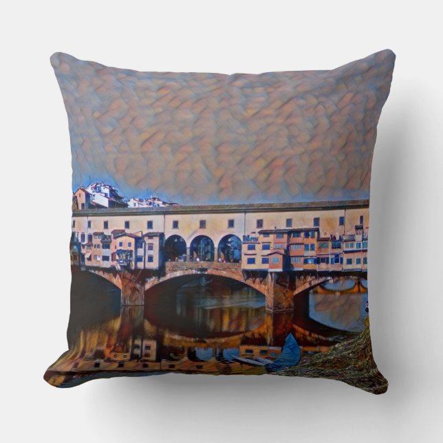 Cojín Decorativo El Ponte Vecchio (Anverso)