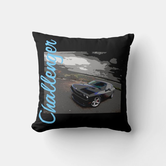 Cojín Decorativo El problema doble (Anverso)