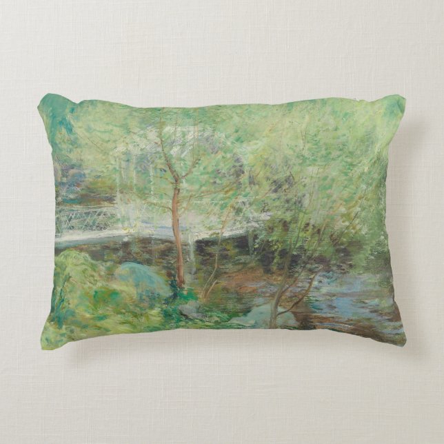 Cojín Decorativo El puente blanco (Anverso)