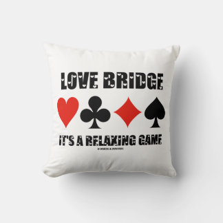 Cojín Decorativo El puente de amor es un juego relajante (Cuatro ju