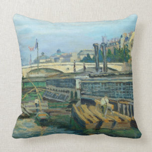 Cojín Decorativo El puente de Louis Felipe, 1875 (aceite en lona)