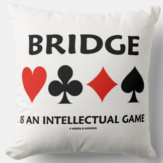Cojín Decorativo El Puente Es Un Juego Intelectual De Cuatro Tarjet