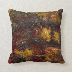 Cojín Decorativo El puente japonés, Giverny de Claude Monet