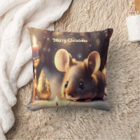 El ratón lindo celebra a los Navidades, personaliz