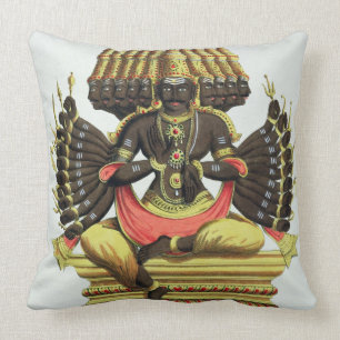 Cojín Decorativo El Ravana gigante (litho del color)