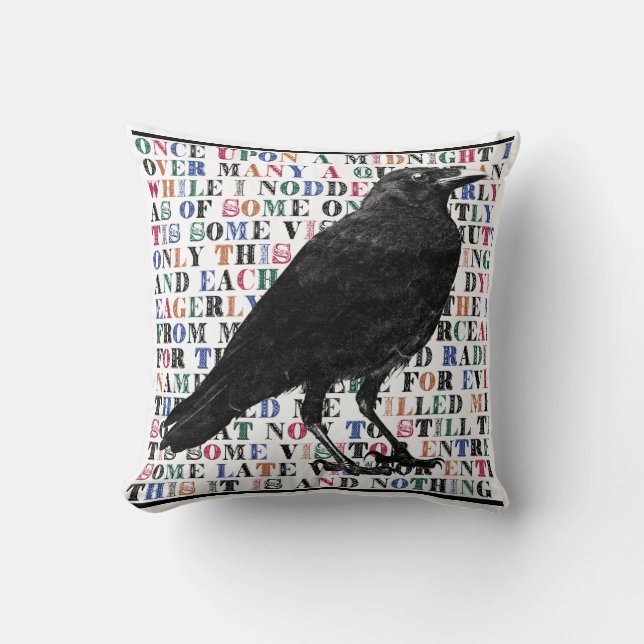 Cojín Decorativo El Raven (Anverso)