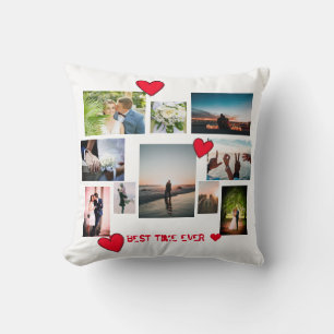 Cojín Decorativo El regalo de amor mejor tiempo que nunca personali