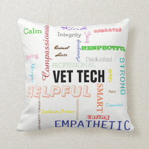 Cojín Decorativo El regalo de la tecnología del veterinario