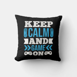 Cojín Decorativo El Regalo De Los Jugadores Mantiene La Calma Y El
