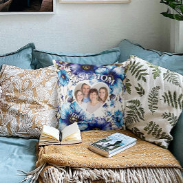 Cojín Decorativo El regalo del Día de la Madre por la mejor foto de