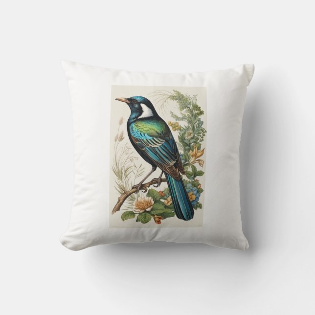 Cojín Decorativo El resto del pájaro (Anverso)