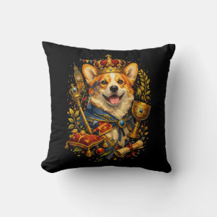 Cojín Decorativo El Rey Corgi