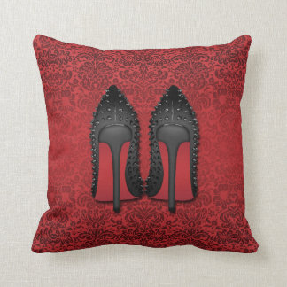 Cojín Decorativo El rojo basa los zapatos de los estiletes en