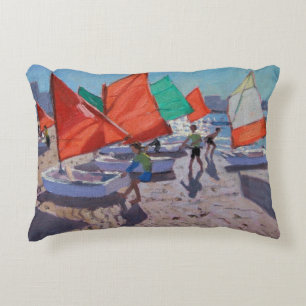 Cojín Decorativo El rojo navega Royan Francia