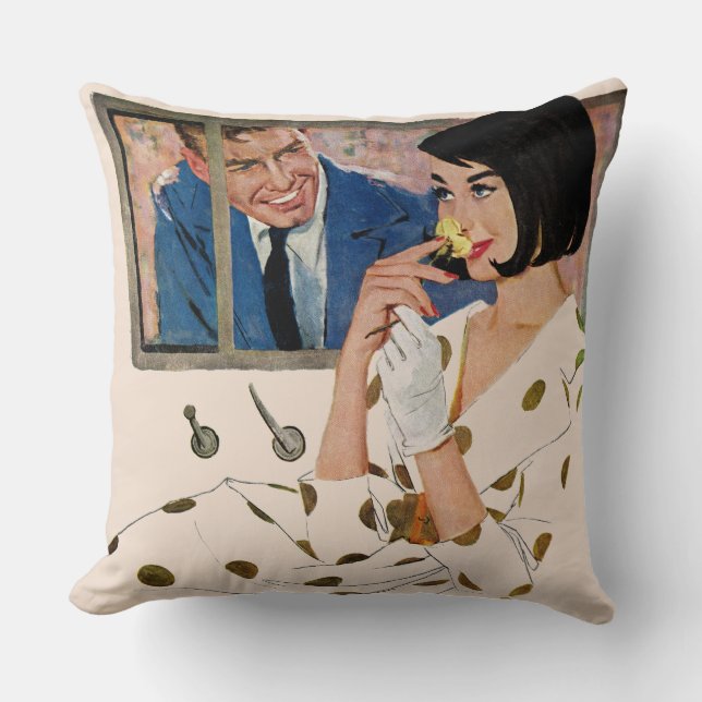 Cojín Decorativo El Rosa de oro (Anverso)