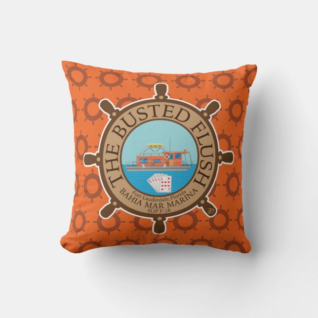 Cojín Decorativo El rubor (Naranja) - (Anverso)