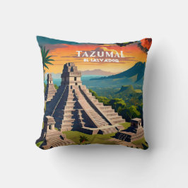 Cojín Decorativo El Salvador Viaje Retro