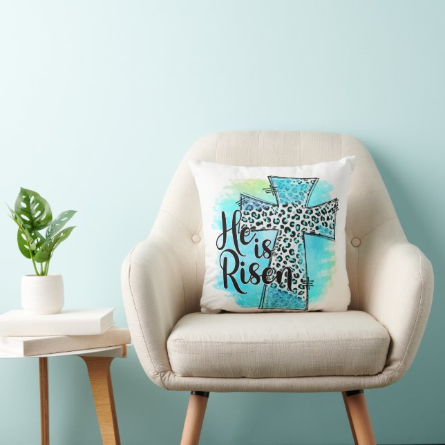 Cojín Decorativo Él se levanta Pascua (Silla)