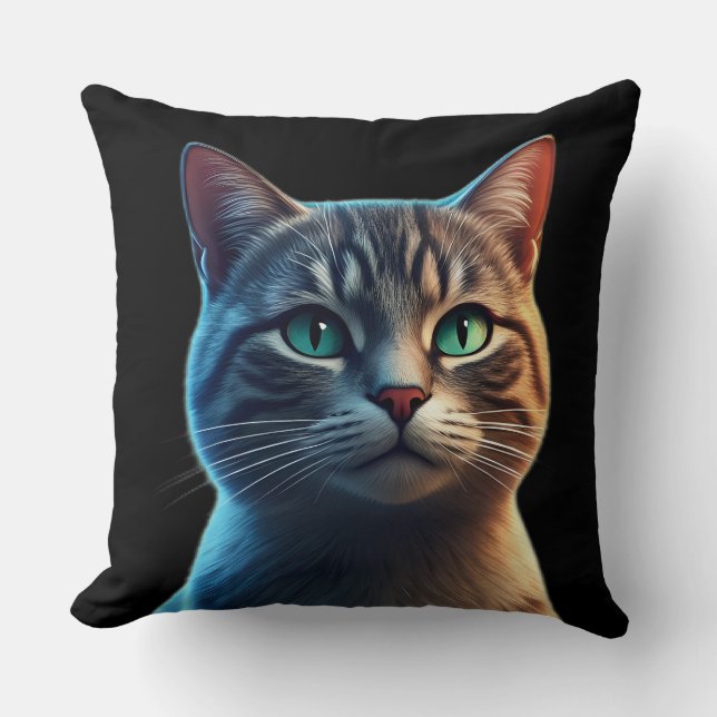 Cojín Decorativo El Secreto de la Vida Felina (Anverso)