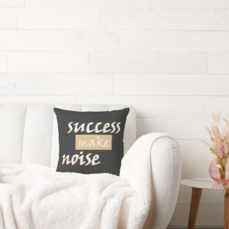 Cojín Decorativo El sonido de la camiseta exitosa
