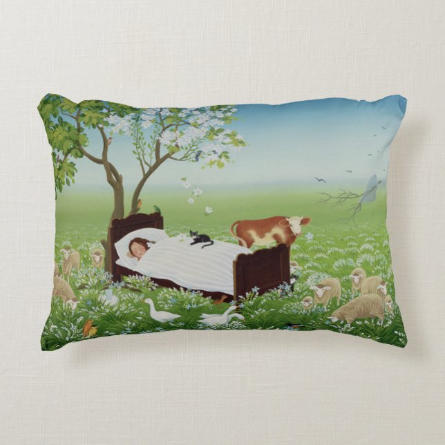 Cojín Decorativo El sueño de Lena (Anverso)