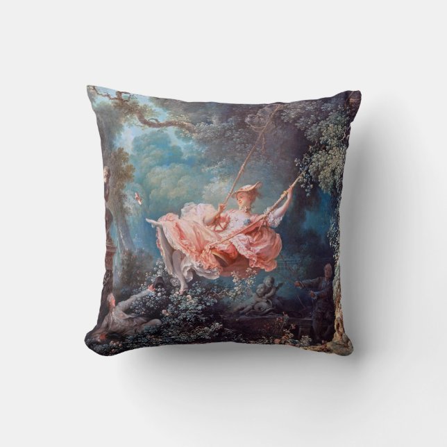 Cojín Decorativo El Swing, Fragonard (Anverso)