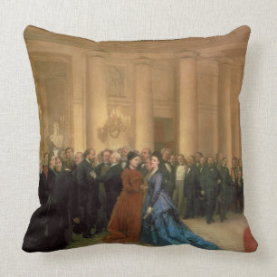 Cojín Decorativo El teatro de Odeon, París, 1869 (aceite en lona)