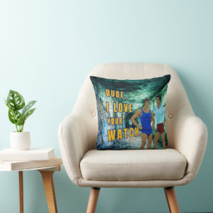Cojín Decorativo El tipo de SlipperyJoe ama tu reloj arte LGBTQIA a