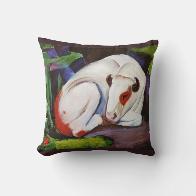 Cojín Decorativo El Toro, Franz Marc (Anverso)
