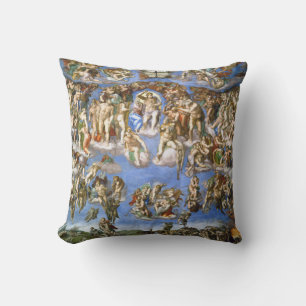 Cojín Decorativo El último juicio fresco de Michelangelo
