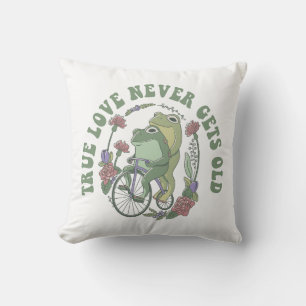 Cojín Decorativo El verdadero amor nunca consigue una adorable pare