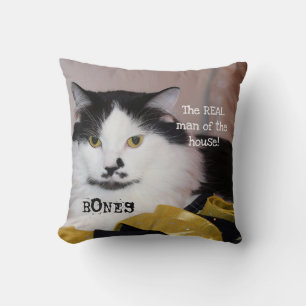 Cojín Decorativo El verdadero hombre de la casa-Plaza del Gato