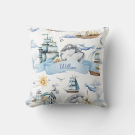 Cojín Decorativo El viaje del pequeño marinero