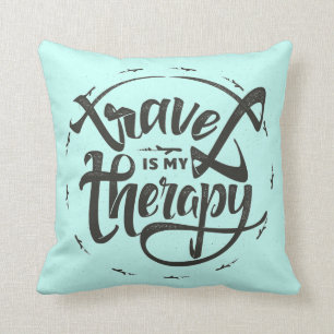 Cojín Decorativo El viaje es mi terapia