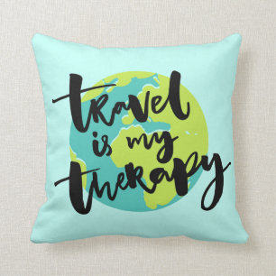 Cojín Decorativo El viaje es mi terapia