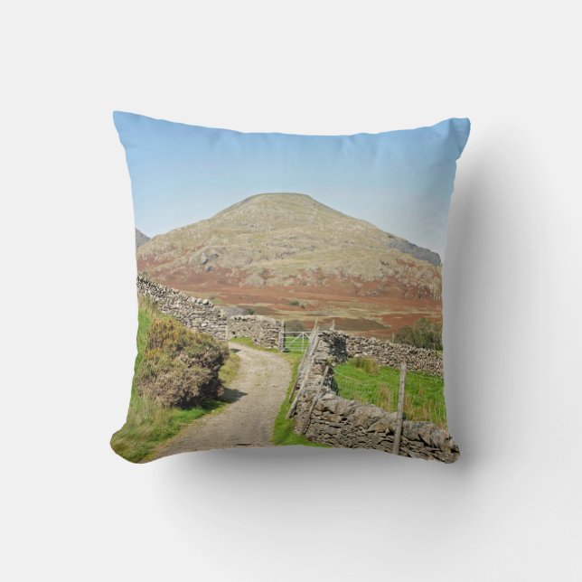 Cojín Decorativo El viejo hombre de la postal de Coniston (Anverso)