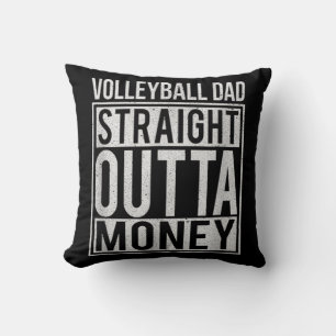Cojín Decorativo El voleibol papá sale directo del dinero que me di