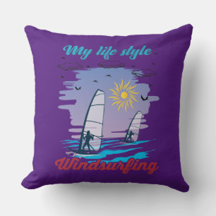 Cojín Decorativo El Windsurf es mi estilo de vida