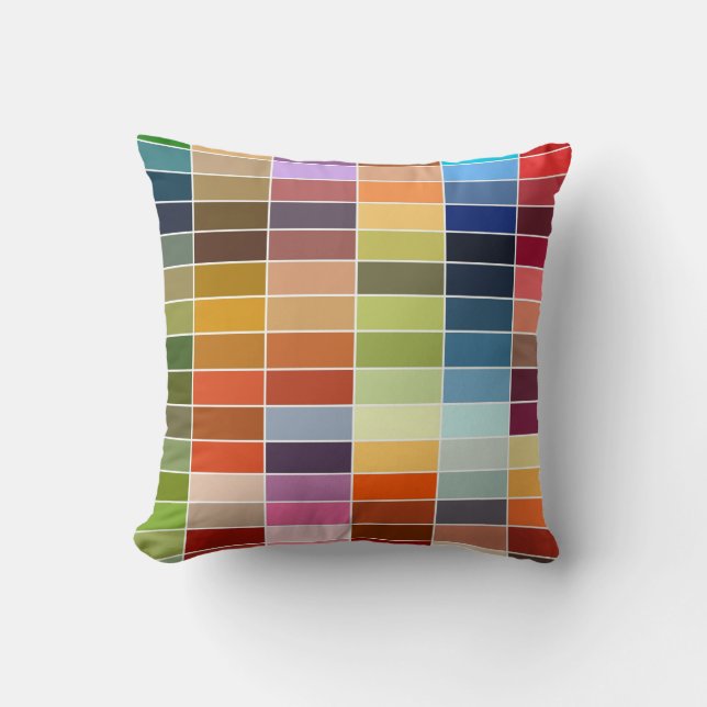 Cojín Decorativo Elección de color reversible (Anverso)