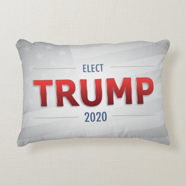 Cojín Decorativo Elección de Trump 2020 (Anverso)
